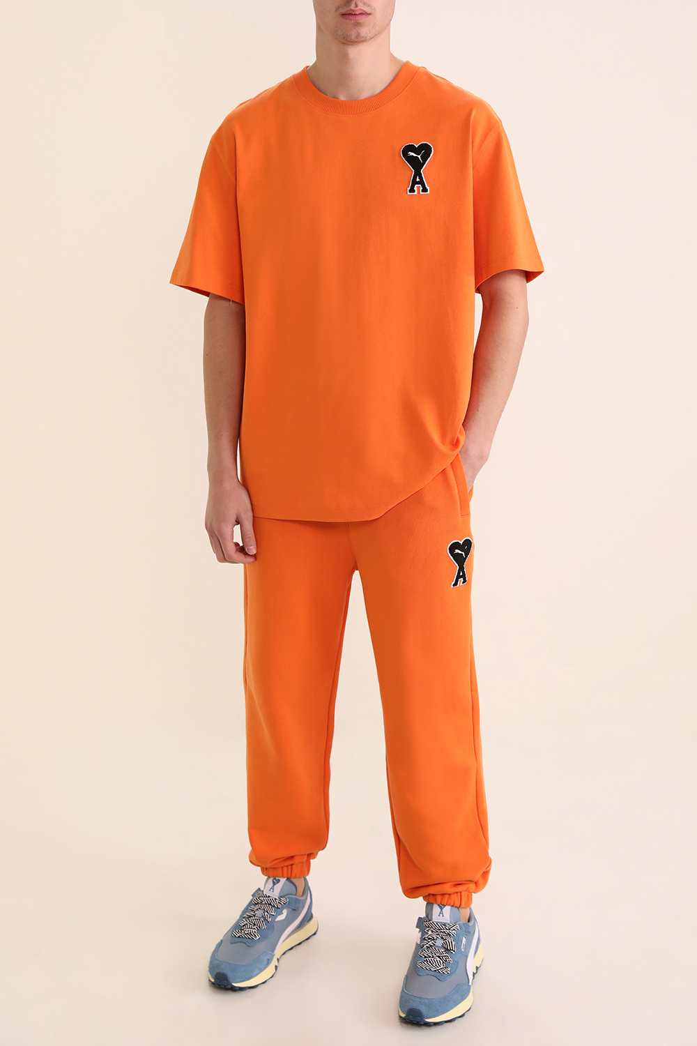 פומה X אמי חולצת טי מכותנה אורגנית